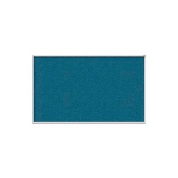Ghent Ghent 3' x 5' Bulletin Board - Ocean Vinyl Surface - Silver Frame AV35-191